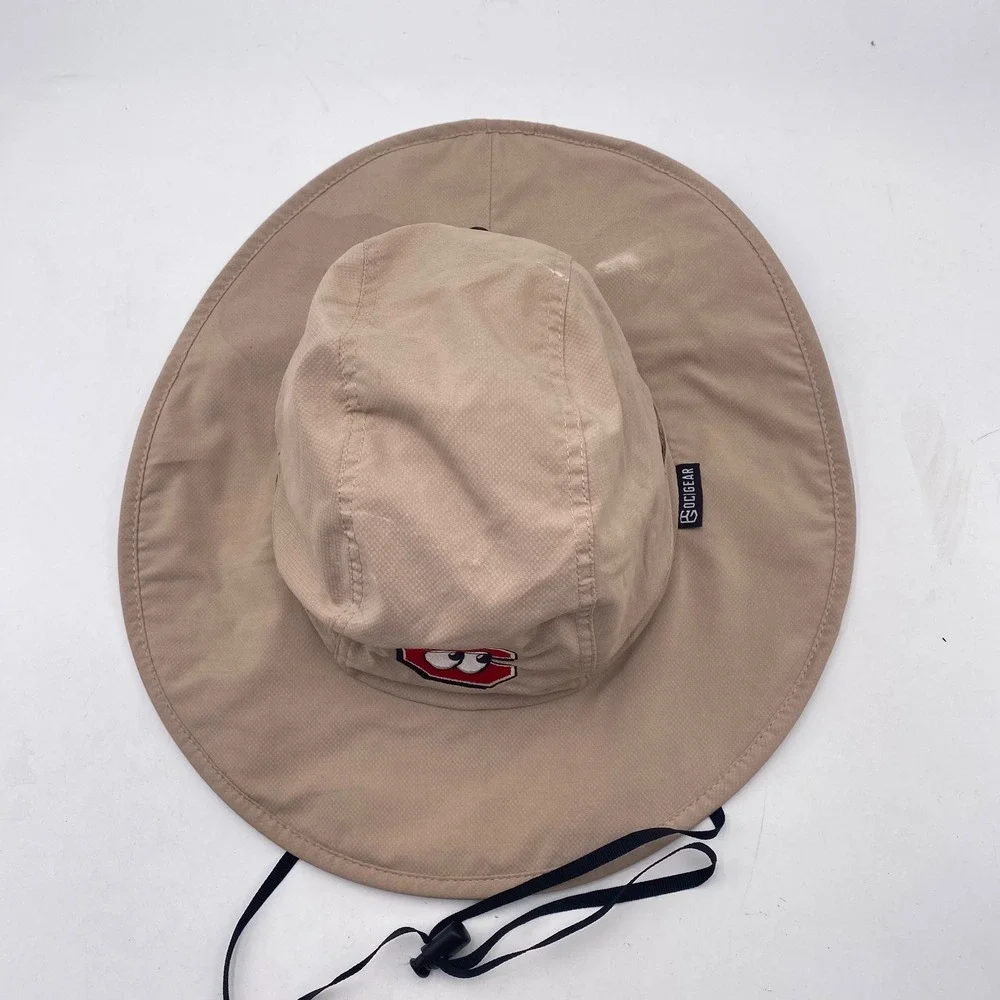 CHATTANOOGA LOOKOUTS MiLB Boonie Hat Mens OSFM Tan Sun Protection REDS MINOR LEA